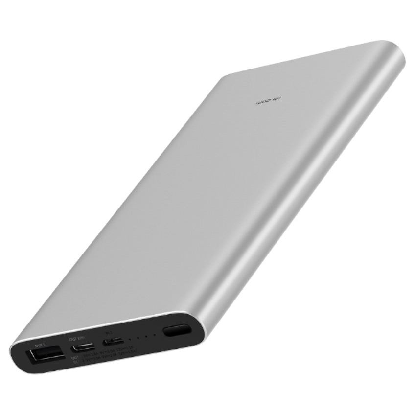 Xiaomi 10000mah Mi Power Bank 3 18w Usb Type C Charger Silver